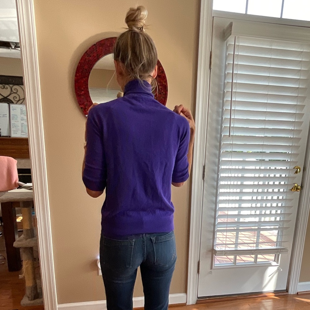 Zara Purple Turtle Neck - Picture 2 of 5